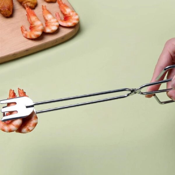 5image_fb0b7394-9ab0-4419-b272-571efb7d65f5.jpg 31cm Multi-Functional Metal BBQ Tongs for Serving (Clamp, Durable)