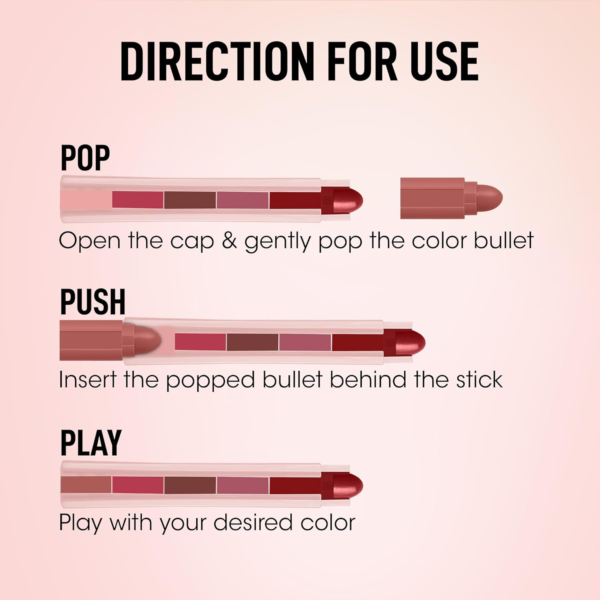 5in1Lipstick-08.png OG Beauty 5-in1 Sensational Lipstick (7.5 GM)