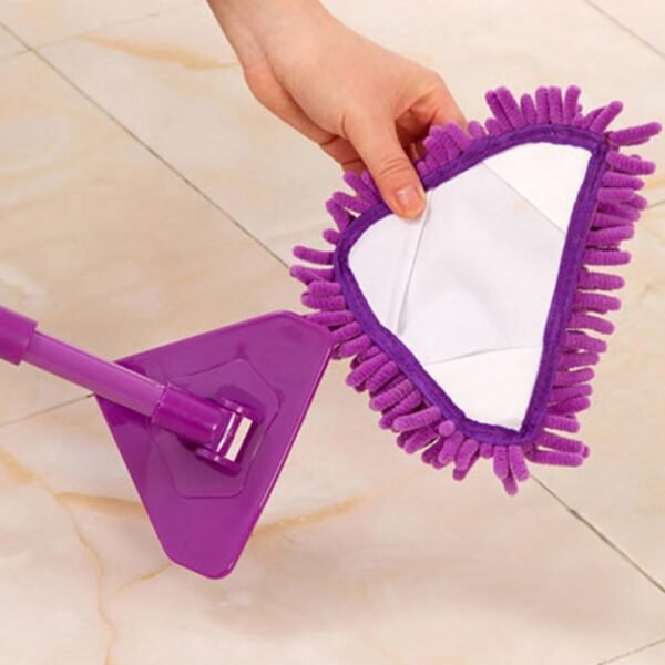 Stainless Steel Adjustable Triangle Mop for Cleaning Wet & Dry Floor Surfaces