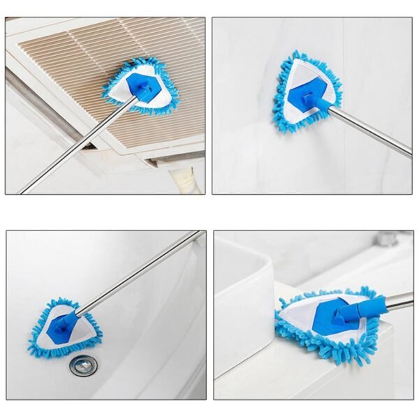 Stainless Steel Adjustable Triangle Mop for Cleaning Wet & Dry Floor Surfaces