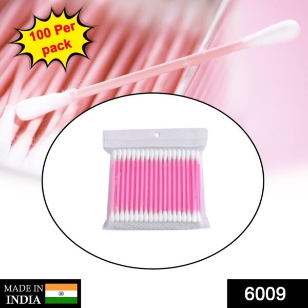 Cotton Buds for ear cleaning, soft and natural cotton swabs (100 pieces)