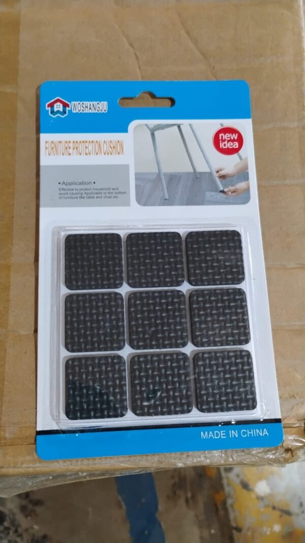 6025def1-5dc2-4c10-befe-2112e3bc88a1.jpg Self Adhesive Furniture Pads - Square (18 Pcs Set)