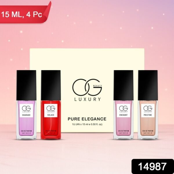 OG Beauty Luxury Pure Elegance Eau De Parfum - (4 Pc / Set / 15 ML)