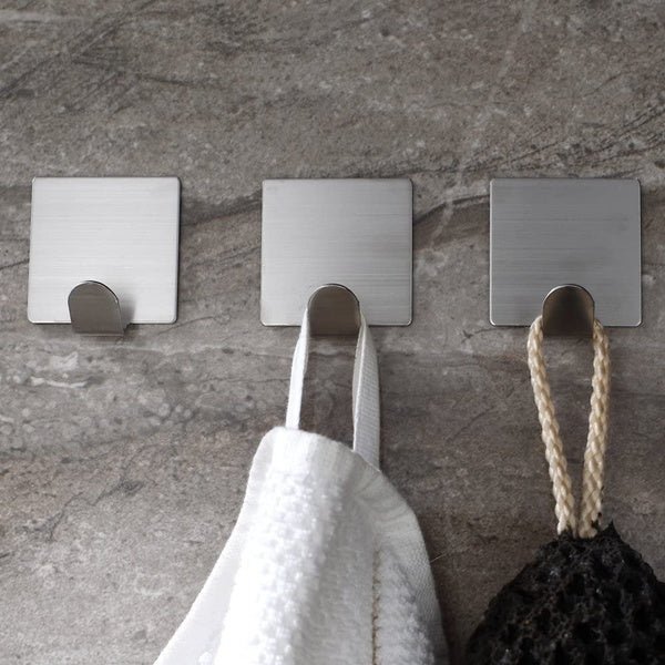 60b4f378bed3cf512667c8eb-large.jpg Multipurpose Stainless Steel Adhesive Hooks