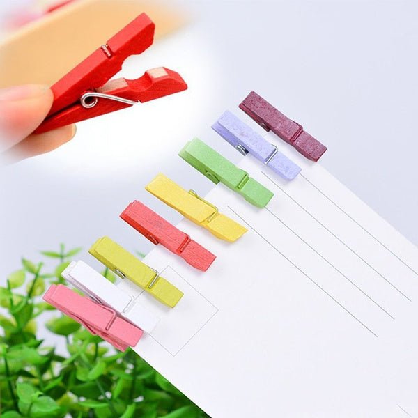 Multipurpose Wooden Clips  / Cloth Pegs (Large, 500 Pcs)