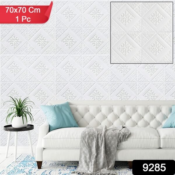 Wallpaper 3D Foam Wallpaper Sticker Panels (70 x 70 Cm / 1 Pc)