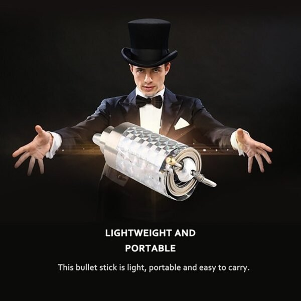 6139dc427ae3c2fad58f9f15-6-large_ceb30365-38f0-4abd-9a76-453097cec78a.jpg Magic Toy Metal High Elasticity Steel Silver Appearing Cane Magic Toy Magic Steel