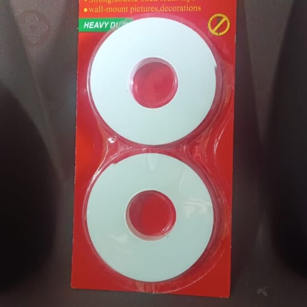 Strong Double Sided Tape Foam Mounting Tape (2 Pcs Set)