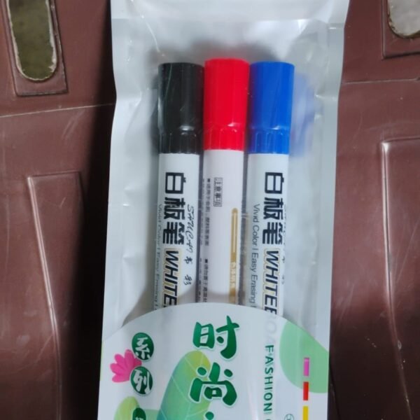 Mix Color Marker Pen used in all kinds of school, college (3 Pcs Set)