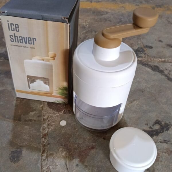 Portable Gola Maker and Ice Crusher | Manual Shaved Ice & Smoothie Machine