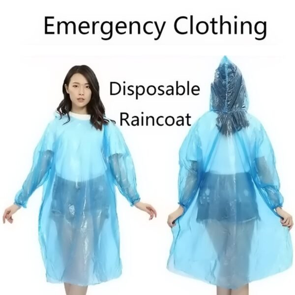 614XTyxEQJL._UL1400.jpg Portable Adult Waterproof Raincoat Cardigan for Outdoor Travel (1 Pc)