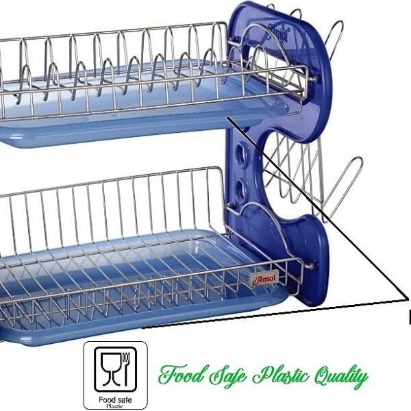 614dFm2ApFL._SL1028.jpg STAINLESS STEEL DRAIN BOWL STORAGE RACK HOLDER