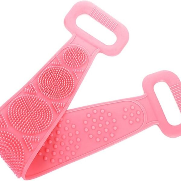 Eco-Friendly Silicone Shower Brush & Back Scrubber Towel