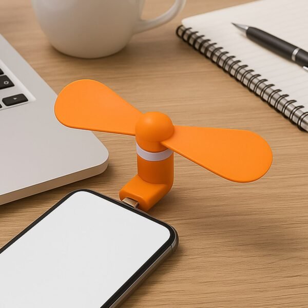 Mini USB Fan – Instant Cooling Handy Fan for Anytime Use (Micro Port)