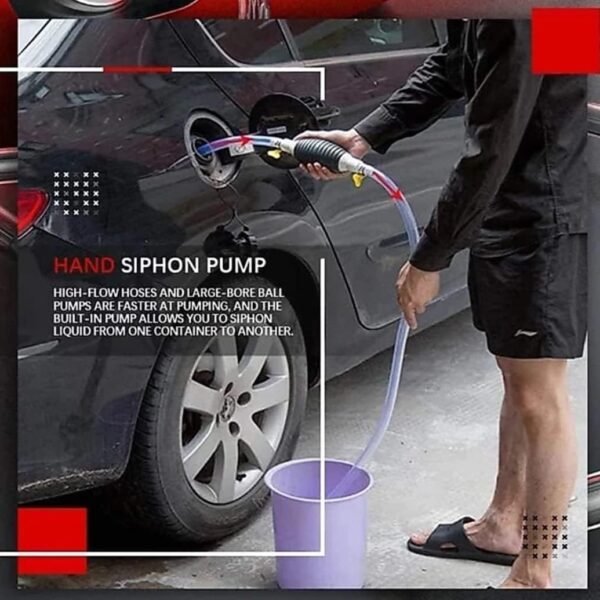 Portable Fuel Transfer Pump Kit for Petrol, Diesel & Liquids