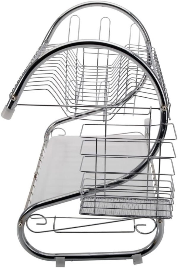 61FHbuv_KUL._AC_SL1000.jpg STAINLESS STEEL RECTANGLE DISH DRAINER RACK / BASKET WITH DRIP TRAY