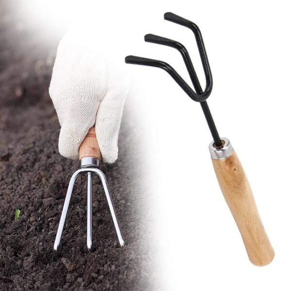 Hand Cultivator (Steel, Black)