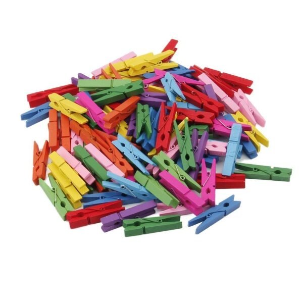 Multipurpose Wooden Clips  / Cloth Pegs (Large, 500 Pcs)