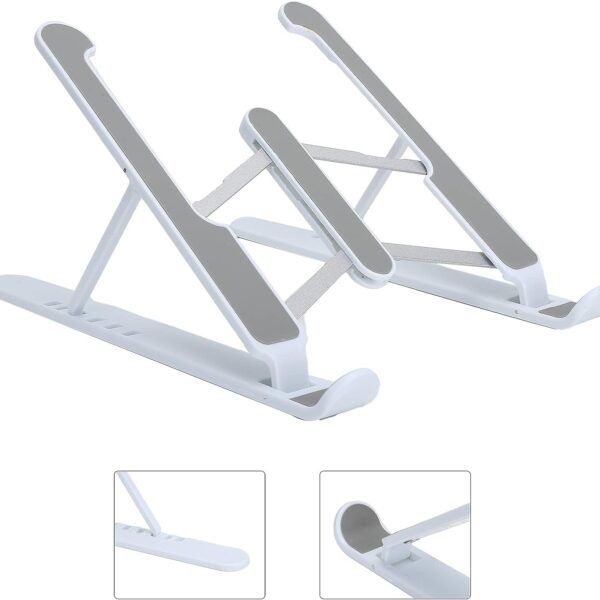 ADJUSTABLE TABLET STAND HOLDER WITH BUILT-IN FOLDABLE LEGS AND HIGH QUALITY FIBRE