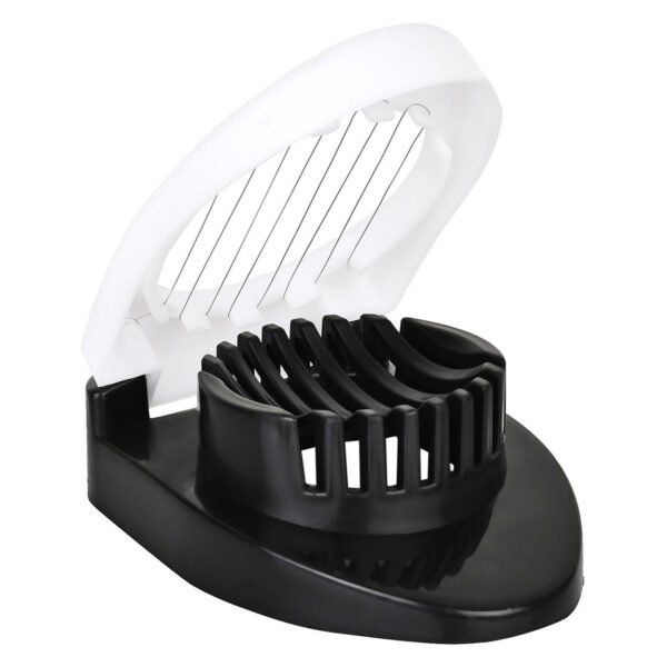 Oval Shape Plastic Multi Purpose Egg Cutter / Slicer with Stainless Steel Wires