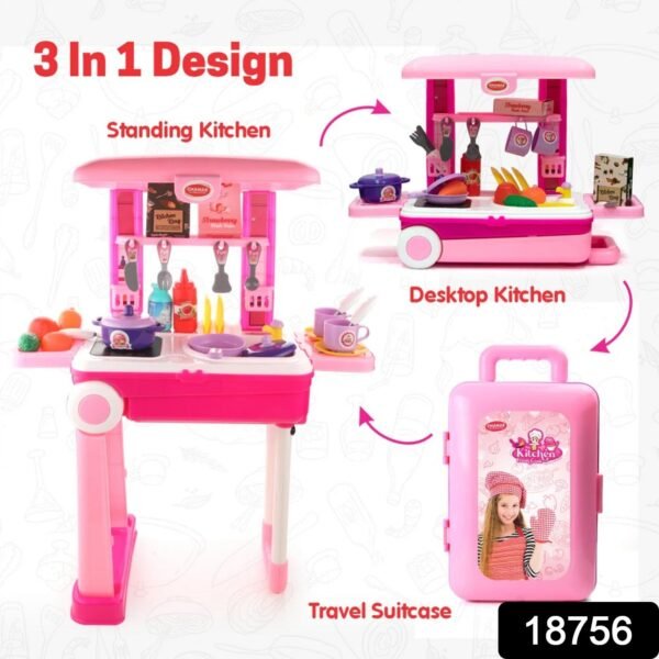 61_c580a470-dddb-4965-bbe4-afb315d6c8fe.jpg Kitchen Set Kids with Suitcase Role Play Cooking Toy for Girls & Boys (3+)