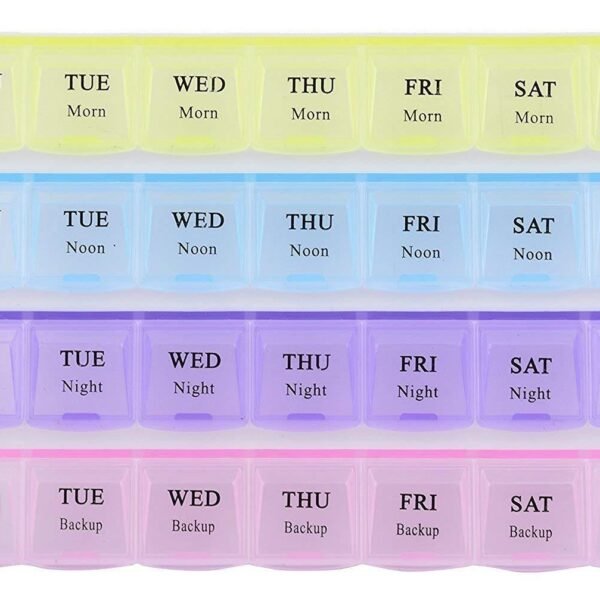 Weekly Pill Case 28-Slot Medicine Organizer