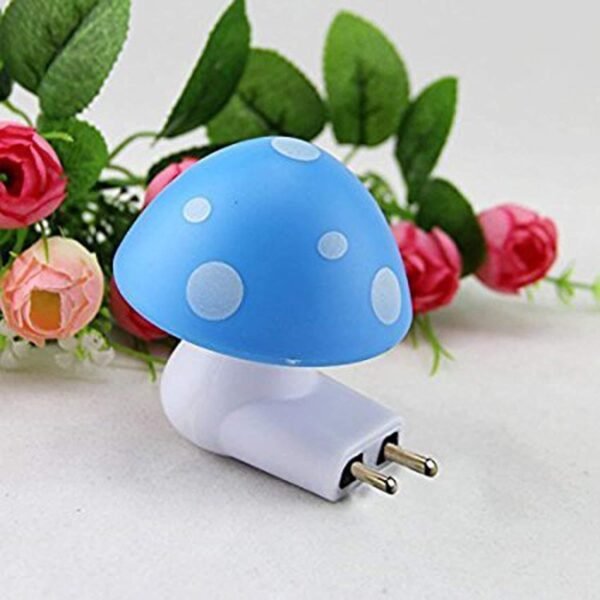 61bIDDHLxNL._SL1500.jpg Automatic Night Sensor Mushroom Lamp (0.2 watt, Multicolour)
