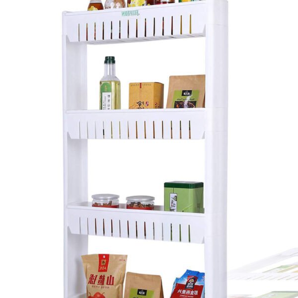 Multipurpose 4 Layer Space Saving Storage Organizer Rack Shelf