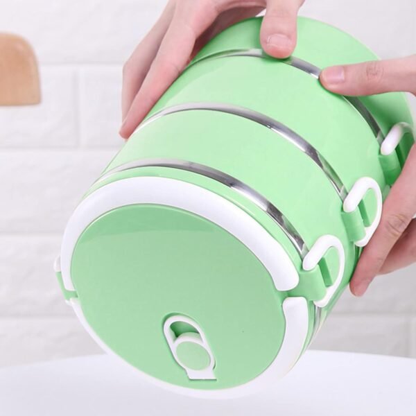 3 Layer Doraemon Lunch Box Tiffin