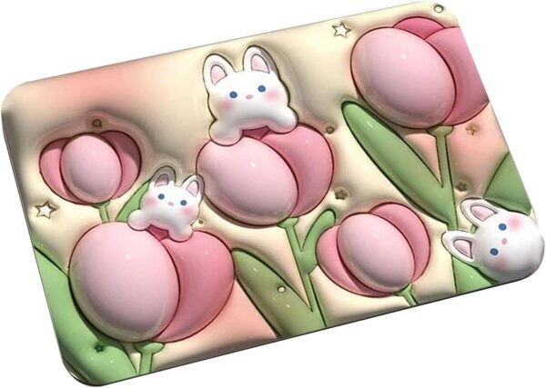 Stone Bath Mat Non Slip Dry Shower Mat (60X39CM)