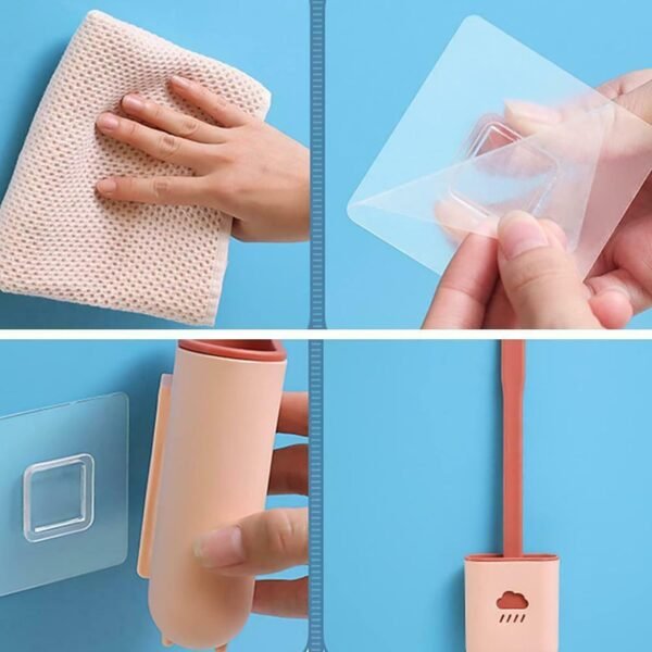 Silicone Toilet Brush with Holder (Without Box)