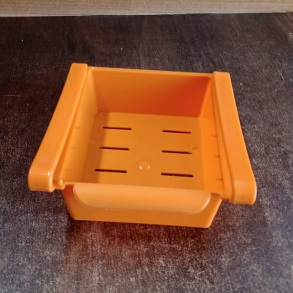 Adjustable Sliding Refrigerator Storage Basket (1 Pc)