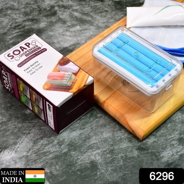 2-in-1 Portable Soap Dish & Dispenser – Multifunctional Soap Holder  (1 Pc)