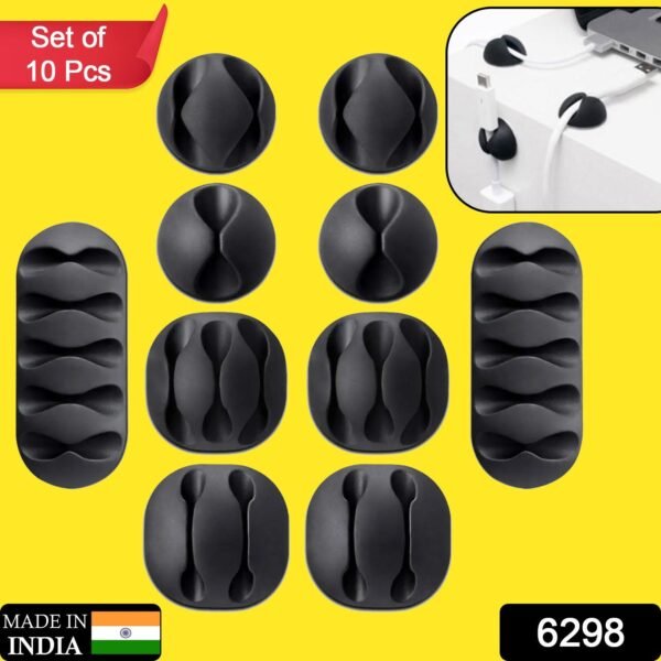 6298.jpg Cable Holder & Supporter – Secure & Organize All Types of Cables (10 Pc)
