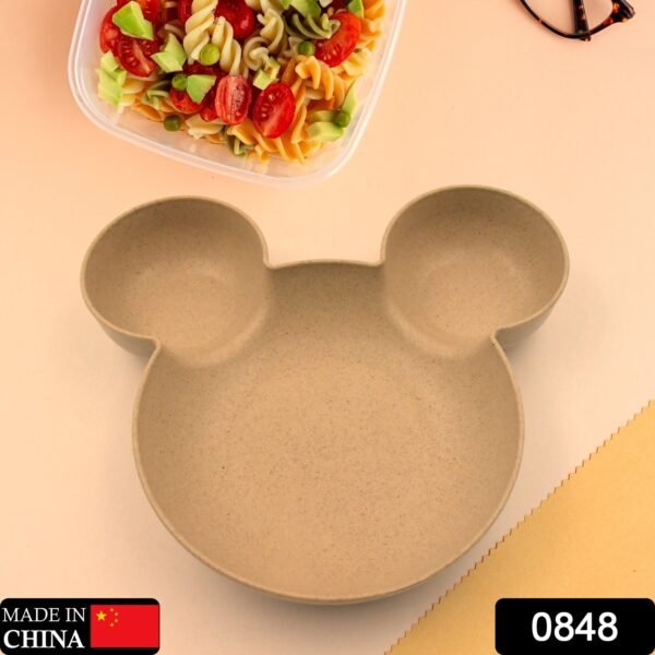 Mickey Mouse Shape Plates for Kids, BPA Free, & Unbreakable Children’s Food Plate