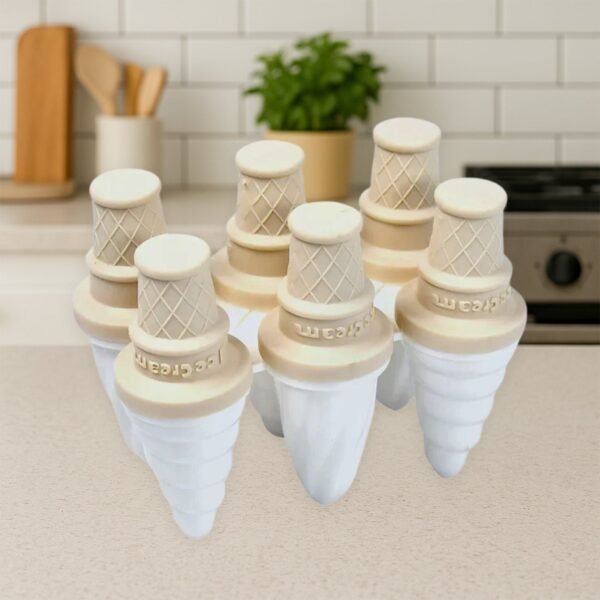 6304_6pc_ice_cream_mold.jpg Ice Candy Maker Mold for Ice Cream at Home or Restaurants (6 Pc)