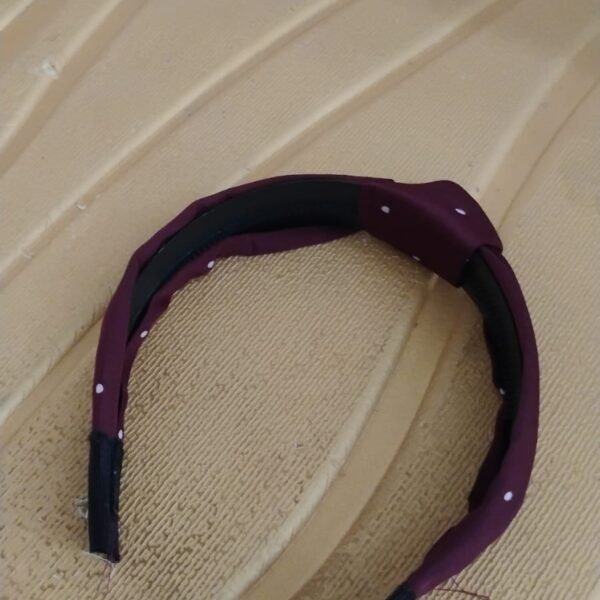 Women's Polka Dot Fabric Knot Hairband – Stylish & Comfortable (1 Pc)