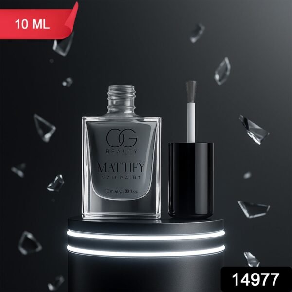 OG Beauty Calm Grey Mattify Nail Paint (10 ML / 1 Pc)