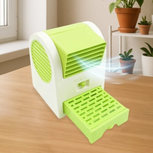 Rechargeable Mini Personal Air Cooler – Desktop Cooling Fan