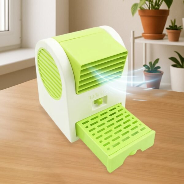 Rechargeable Mini Personal Air Cooler – Desktop Cooling Fan