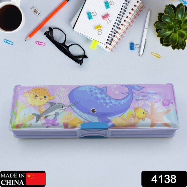 64eaf359-5fef-48ad-b63b-c2b8874c5eb7.jpg Multipurpose Cartoon Pencil Case – Double Deck Compass Box with 2 Compartments