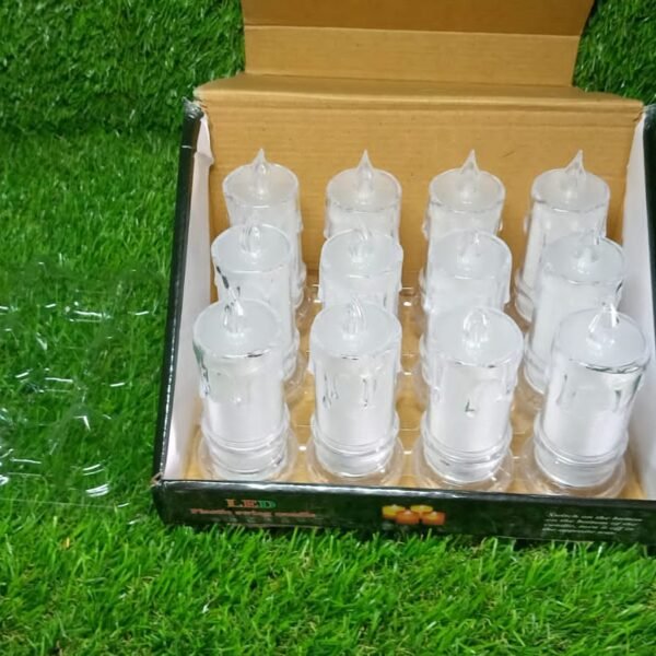 6559.jpg Big Flameless Melted Design Candles Set, Diwali (12 pcs)