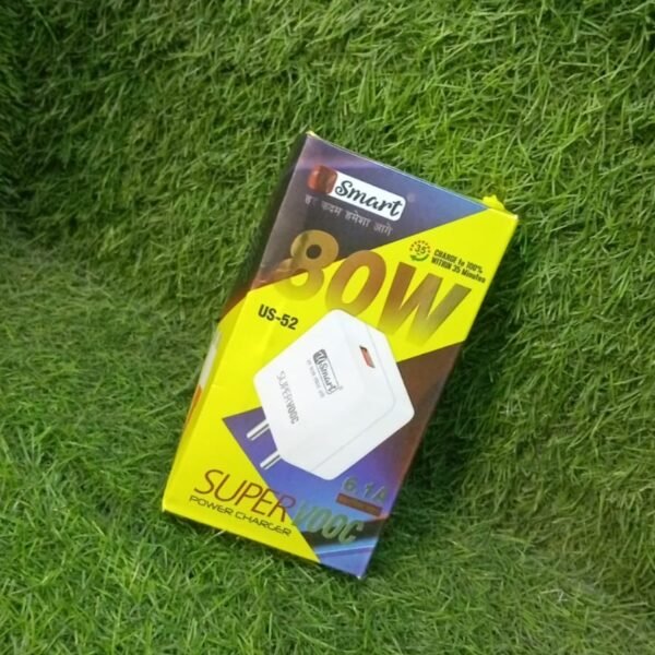 Super Fast Charger With Cable for All iPhone, Android, Smart Phones, Tablets.