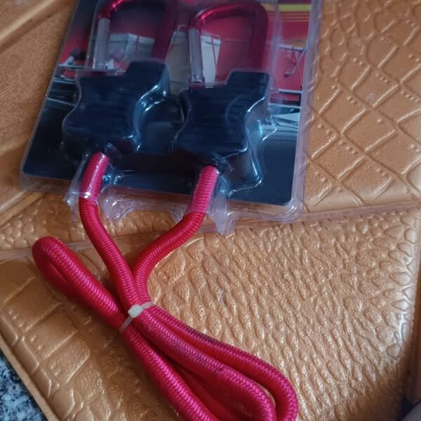 66ad1c2b-8608-4664-8b48-77f042239d2f.jpg Carabiner Bungee Cord with Hook for Luggage & Bags (1 Pc / Mix Color)