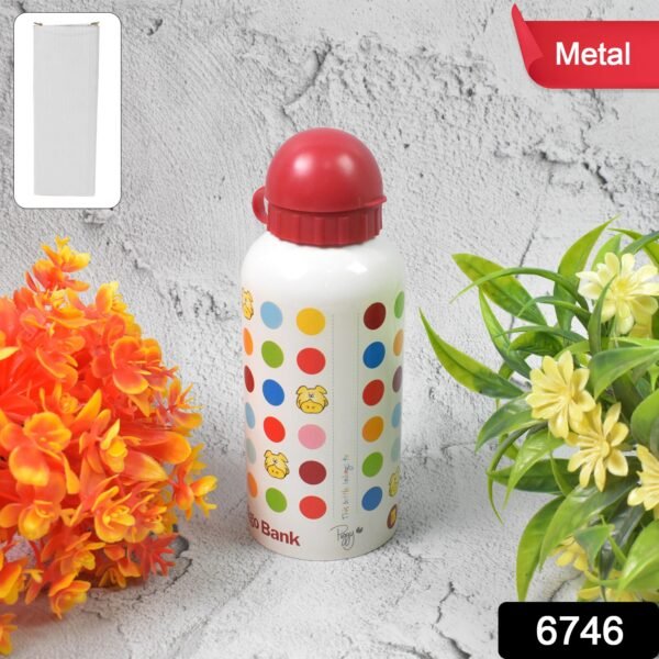 6746.jpg Aluminium, Metal Sports Water Bottle, 1 Pc (Capacity 350 ML Approx)