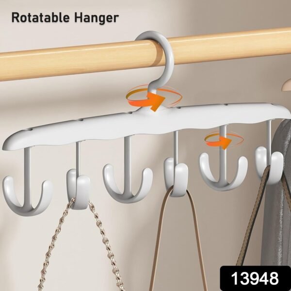 Rotatable Tank Top Hanger – Space Saving Closet Organizer Dorms & (12-Hook)