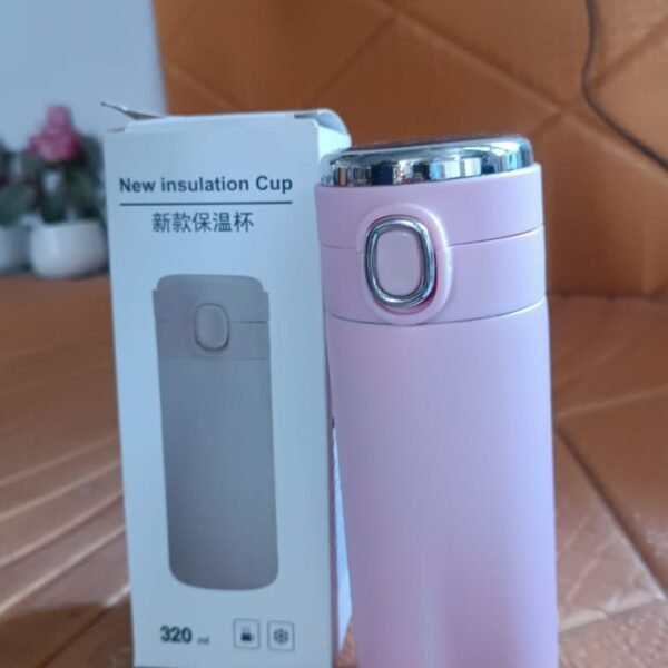 Stainless Steel Insulated Vacuum Bottle With Insulated Cap Lock (320ml Approx)