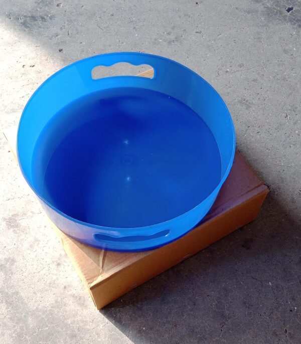 360° Rotating Kitchen Organizer Trolley for Storage - Turntable Tray with Brown Box