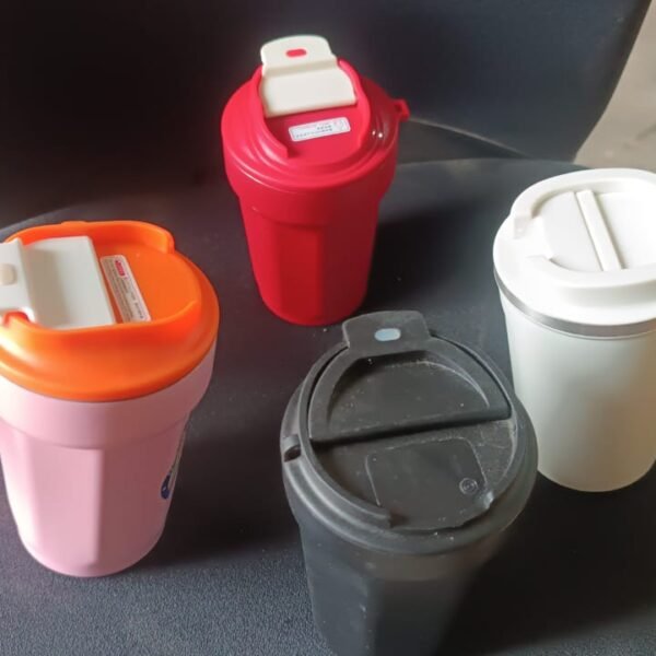 Stainless Steel Coffee Travel bottle with Lid 450 ML Approx, Tumbler (1 Pc)