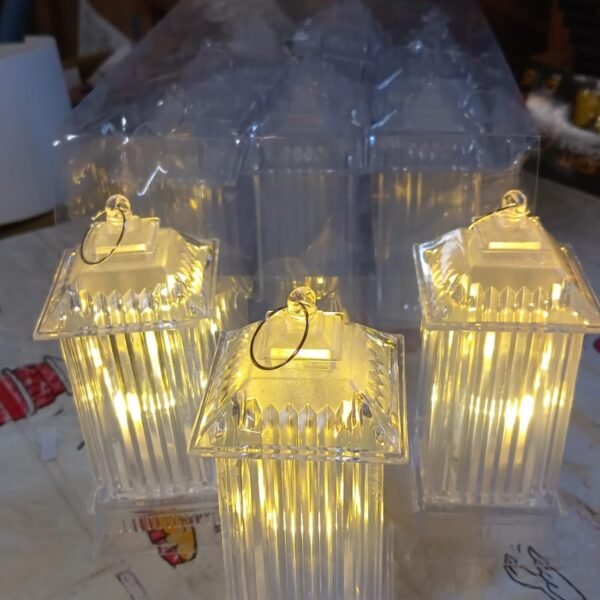 Lantern Shape LED Crystal Lamp for Festive & Holiday Decoration